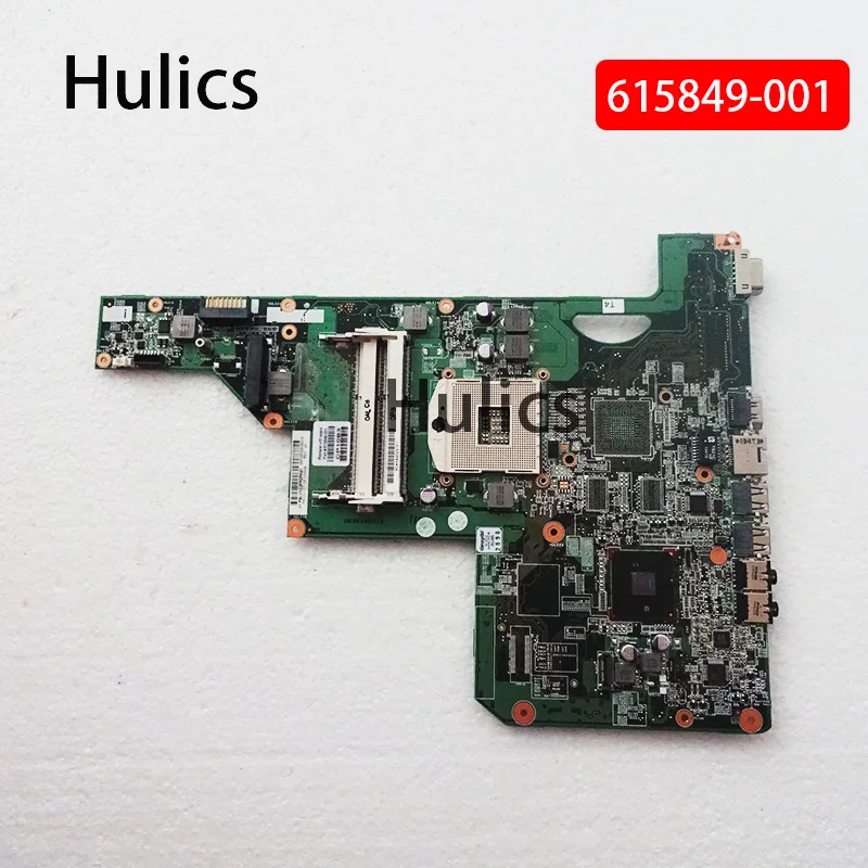 Huics Original 615849001 Placa-mãe do Portátil para hp Pavilion G62 G72 Cq62 Cq72 Placa Principal Hm55 Ddr3 Placa-mãe para notebook
