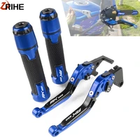 for kymco ak550 ak ak 550 2017 2018 2019 2020 motorcycle accessories adjustable foldable brake clutch levers and handlebar grips