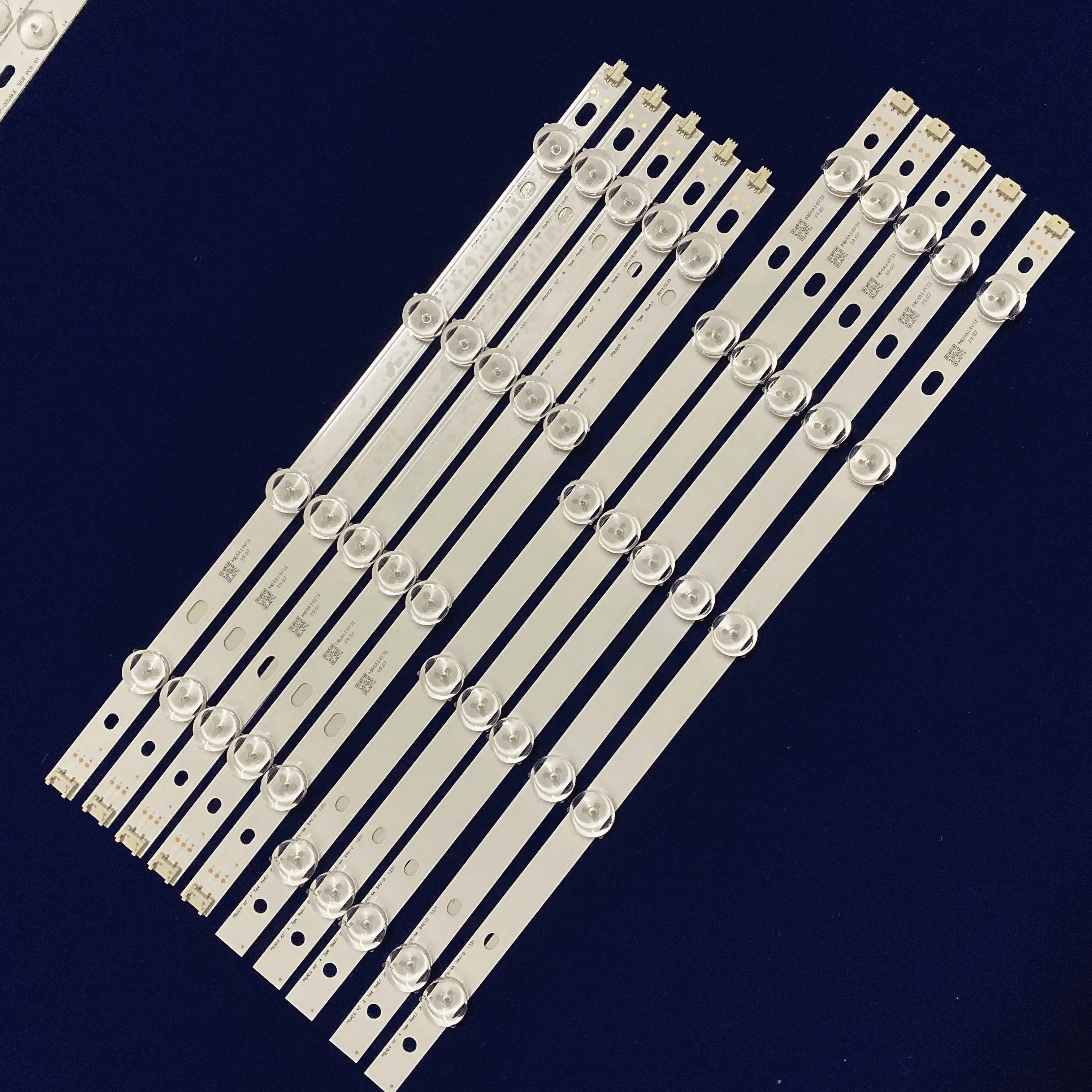 Новинка 100% Светодиодная лента 9 светодиодный s 850 мм для подсветки телевизора LG 42