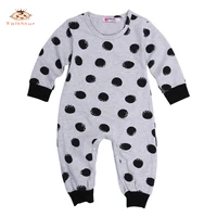 new 0 24m baby girls clothes boys long sleeve polka dot romper newborn jumpsuit outfits