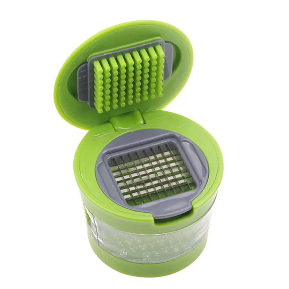 

Creative Garlic Peel Garlic Press Crusher Mincer Transparent Storage Container Garlic Chopper Slicing Dicing Kitchen Tools