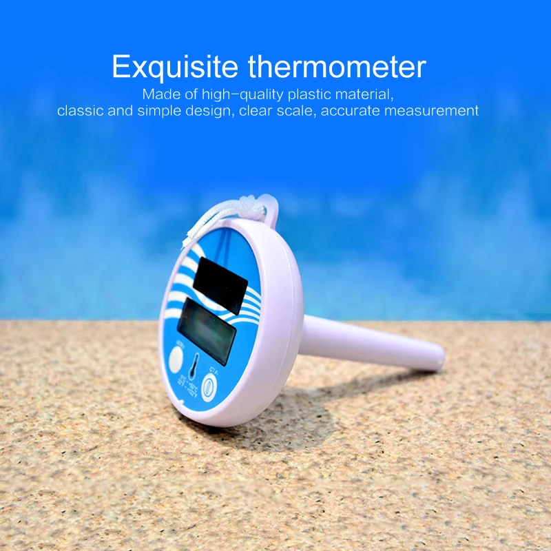 Цифровая водяная плавающий термометр плавательный бассейн спа Температура воды