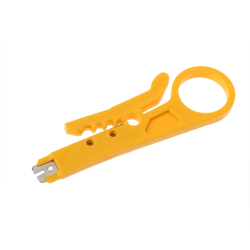 Пластиковые удобные плоскогубцы OOTDTY для зачистки проводов обжимной инструмент