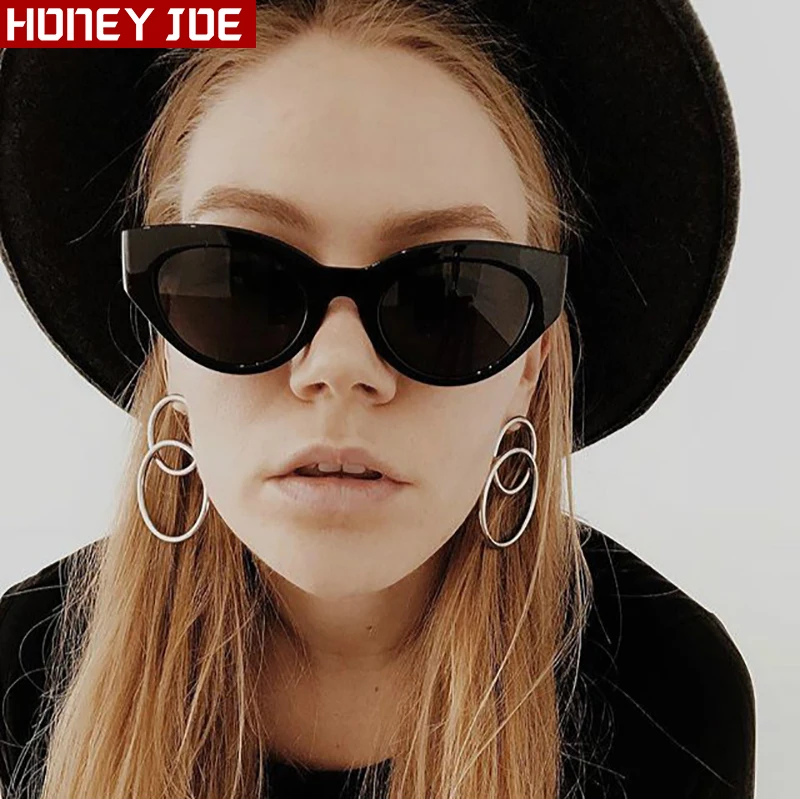 

Vintage Men Women Oval Cat Eye Sunglasses Eyewear Fashion Outdoor Trendy Retro Stylish Unique UV400