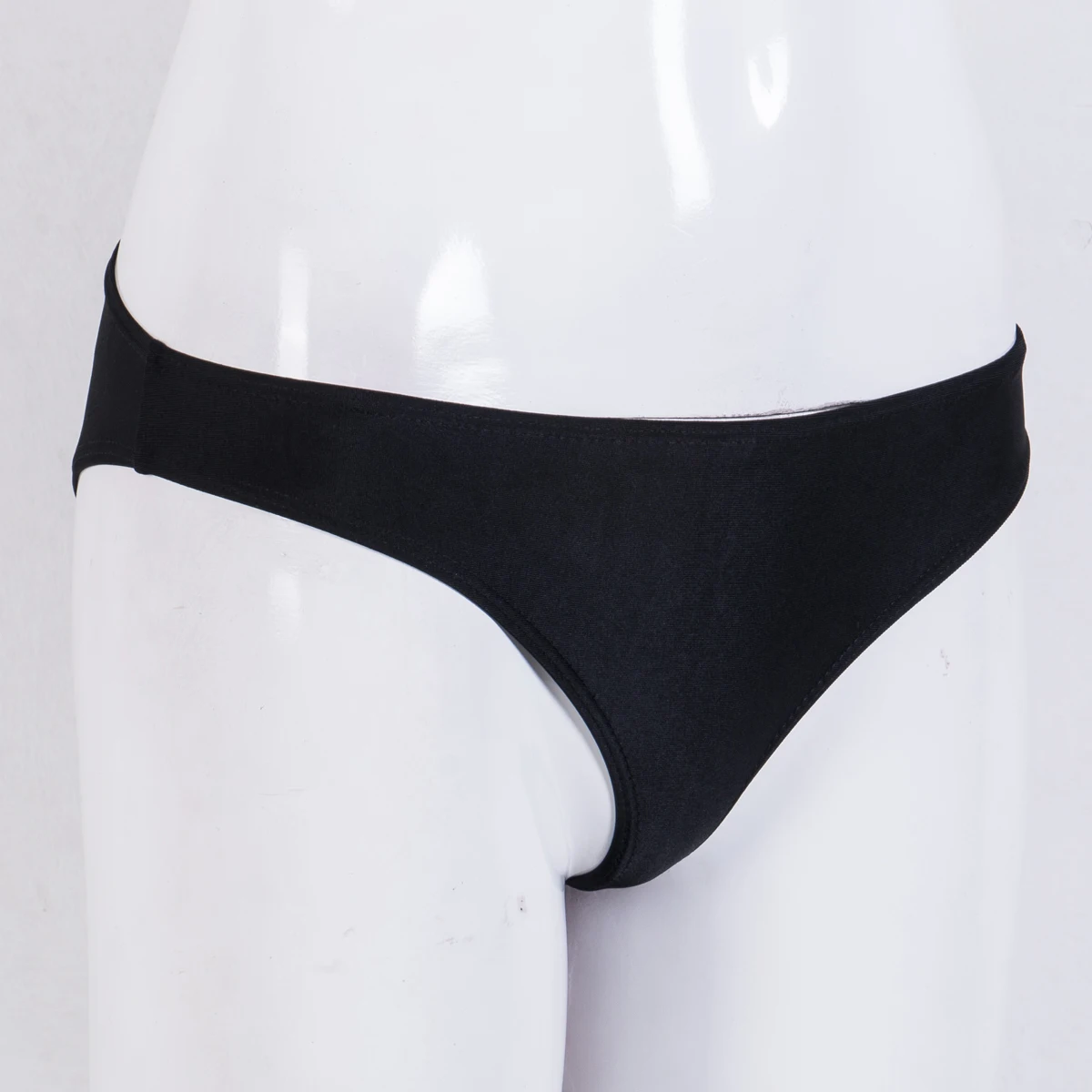 Женский сексуальный Одноцветный купальник-бикини с высокой талией Бразильский