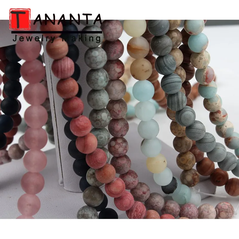_ Полированные матовые амазониты цветок камень кварцевые круглые бусины 6 8 10 мм Diy