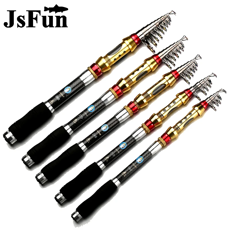 Углеродные телескопические удочки портативные спиннинговые Морская Лодка Рок