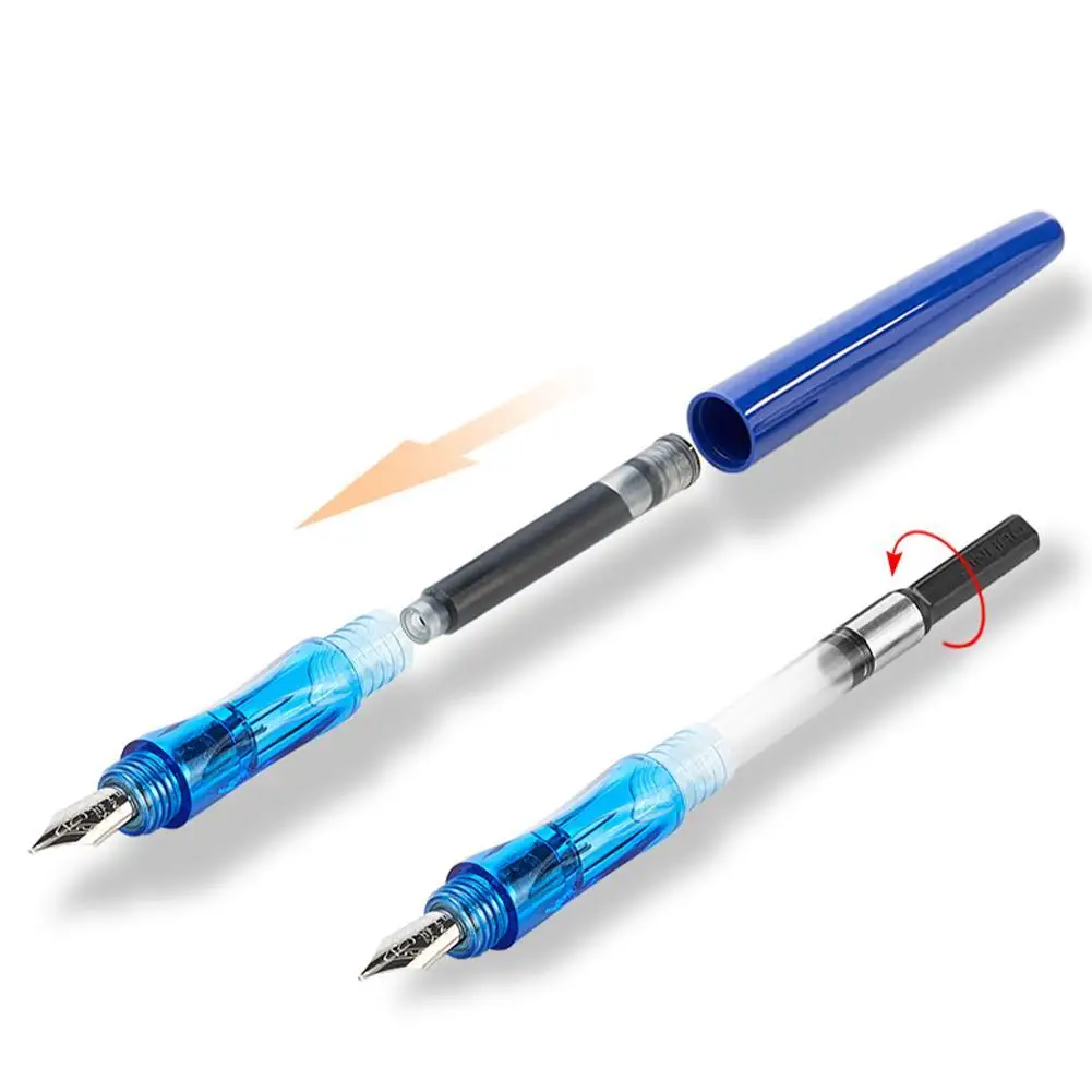 High Quality 993 Fountain Pen Color Small Shark Shape Ink School Student Office EF 0.38mm Nib Kawaii Stationery |