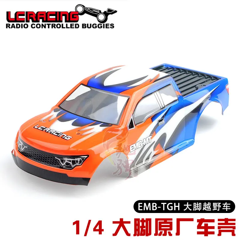 

LC Racing 1:14 MT прозрачная оболочка для грузовика из поликарбоната L6063 от внедорожника до больших ног