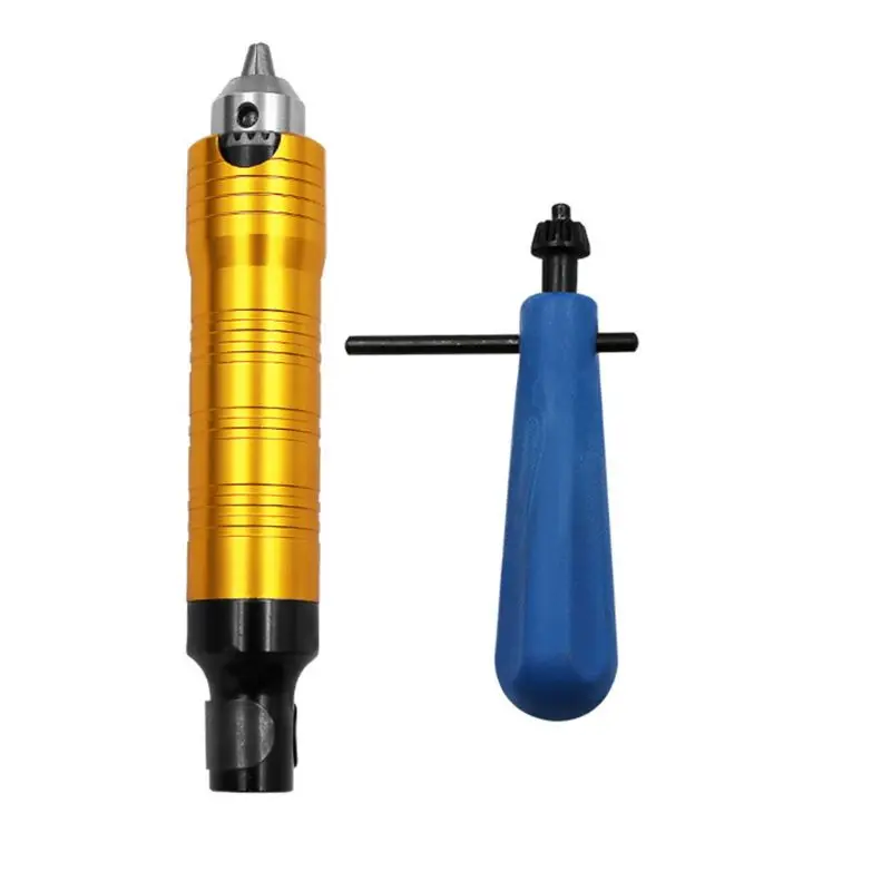 

Flexible Shaft Key Drill Chuck Handle Handpiece Accessory Replacement 0.4-6.5mm