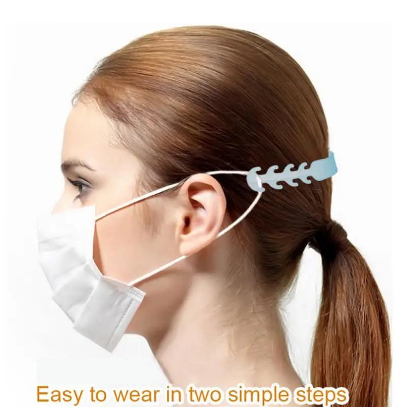 Adjustable Soft Mask Extension Belt Companion Anti Lock Buckle Ear Band Hook Pain Prevention | Спорт и развлечения