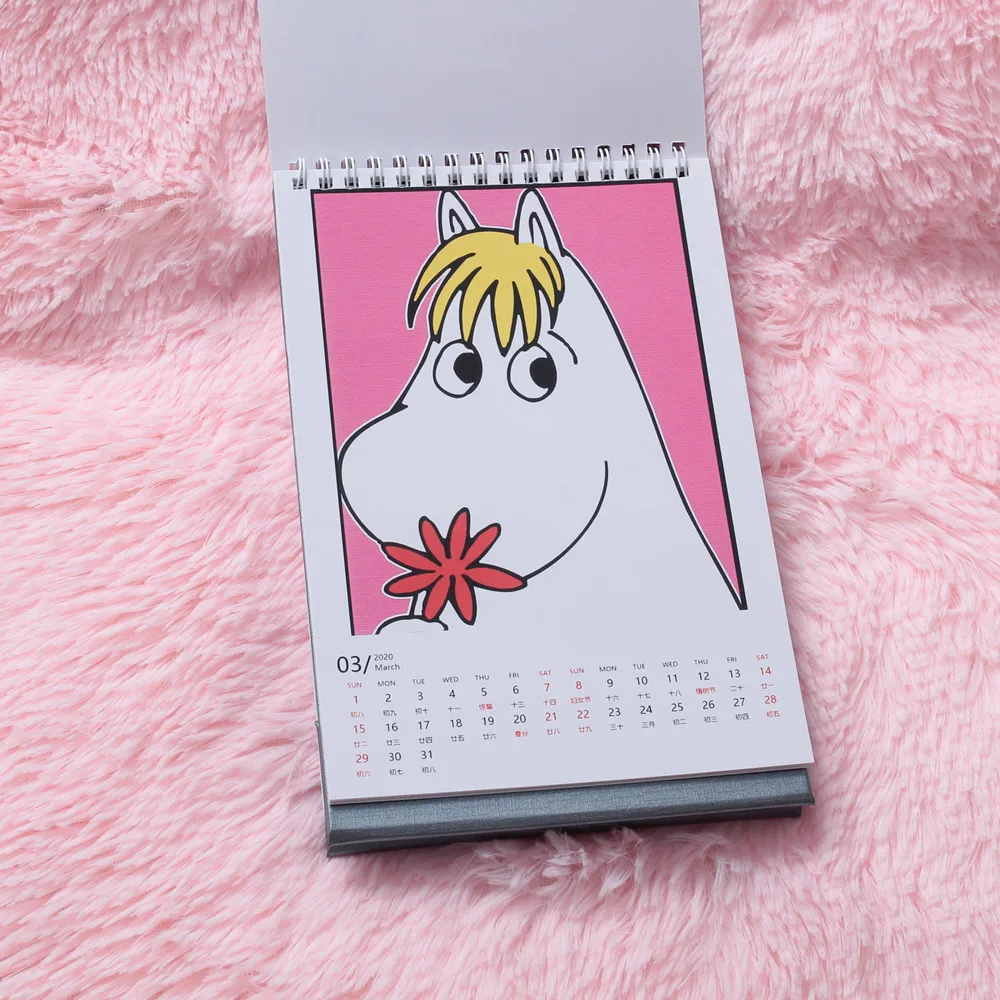 Moomin MUUMI care мультфильм коллекция игральная карта водонепроницаемая бумажная карта с мультипликационным рисунком милый календарь из печати покер Бегемот