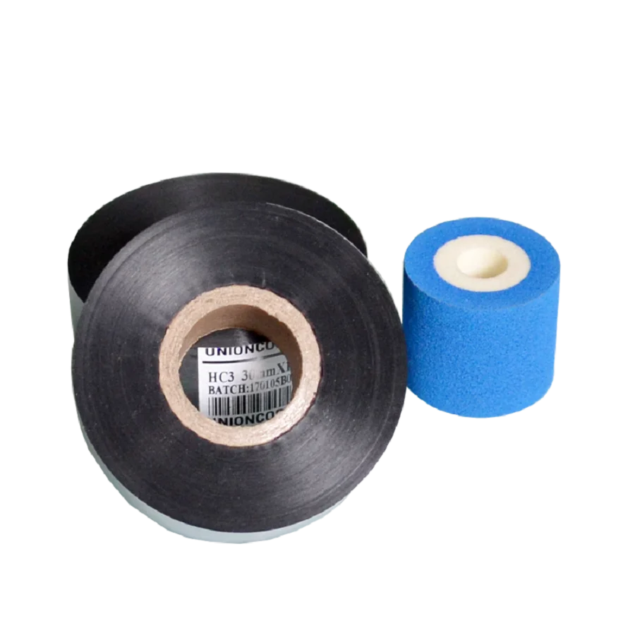 Black Width 25mm length 120M hot ink coding foil on food industry