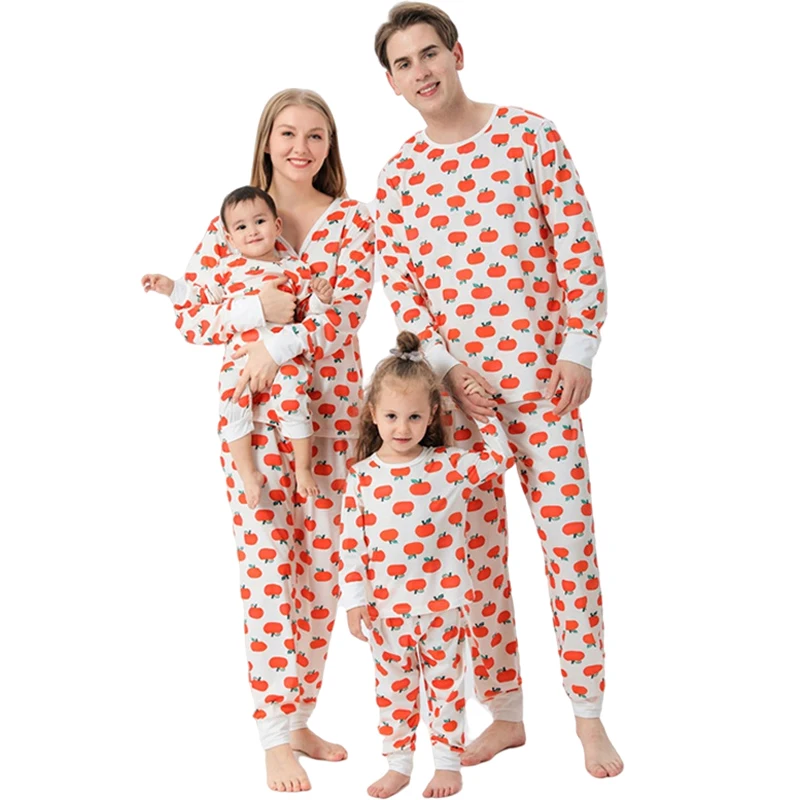 

Семейная подходящая Одежда Рождественская домашняя одежда для родителей и детей семейный образ пижамные комплекты с принтом подходящие пи...