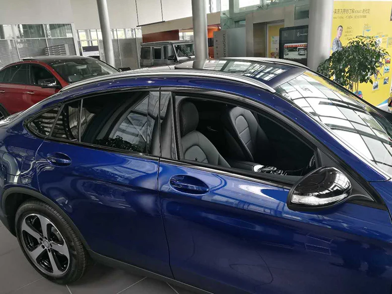 Для авто багажник на крышу для Mercedes-Benz GLC COUPE GLC200-GLC300 GLC AMG высококачественные алюминиевые автомобильные аксессуары