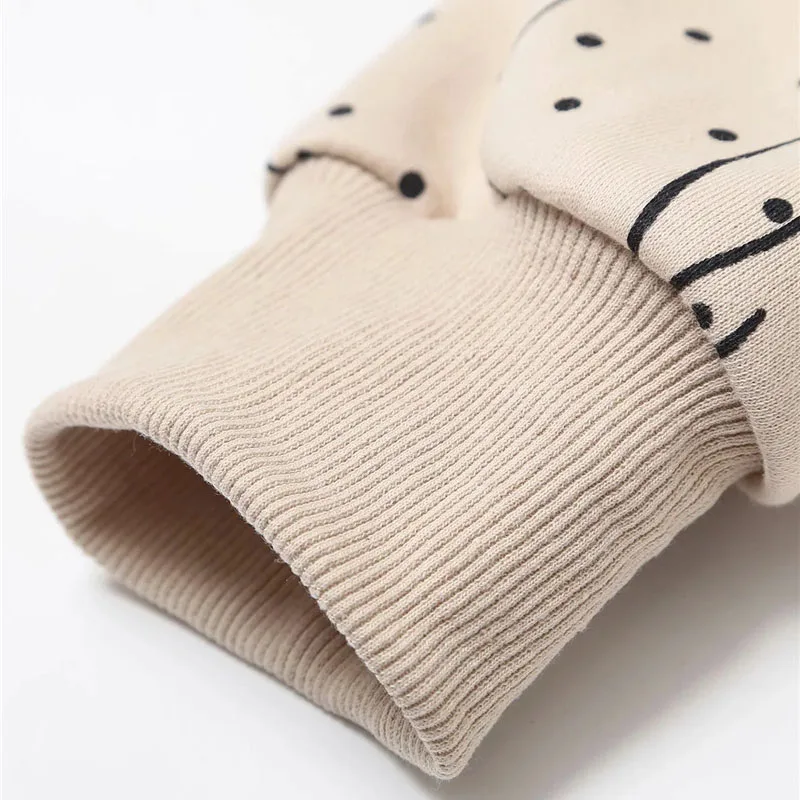 

Women Fashion Oversized Character Print Sweatshirt Vintage O Neck Long Sleeve Female Pullovers Chic Tops