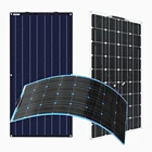 Boguang 1 шт. 2 шт. 12 Вольт 100 Вт 200 Вт Гибкая солнечная панель система питания для 12 В зарядка батареи белый черный синий опционально