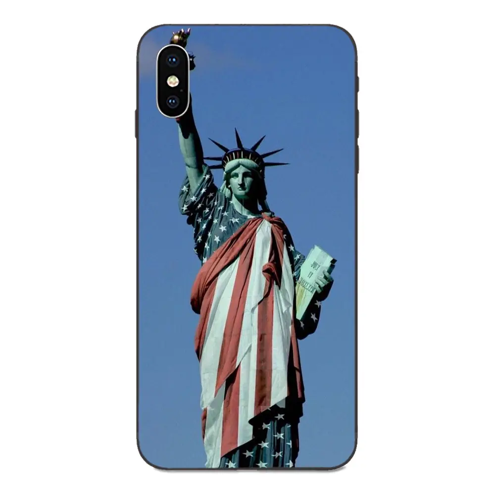 TPU Cute Skin Hotsale Usa America Flag For Huawei nova 2 2S 3i 4 4e 5i Y3 Y5 II Y6 Y7 Y9 Lite Plus Prime Pro 2017 2018 2019 | Мобильные