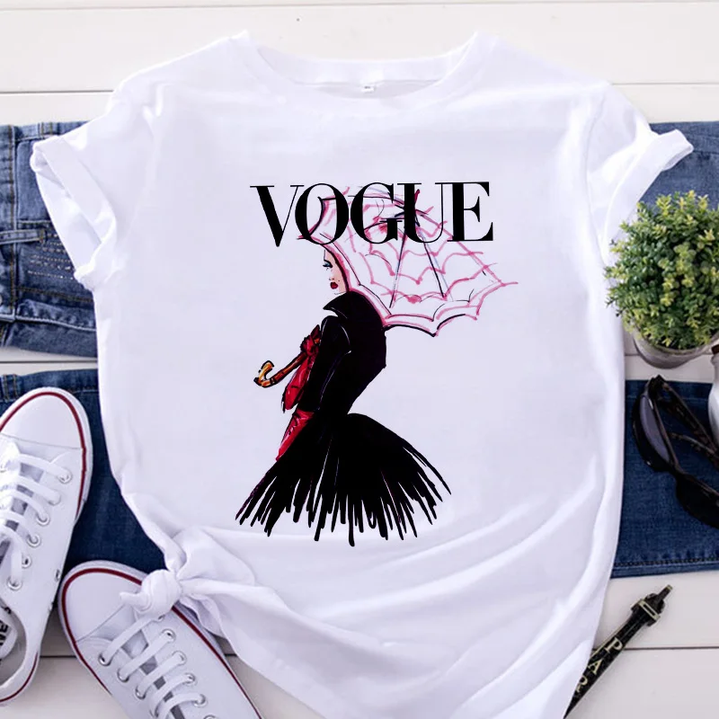 Футболка женская с принтом в стиле 90 х коротким рукавом|Футболки| |