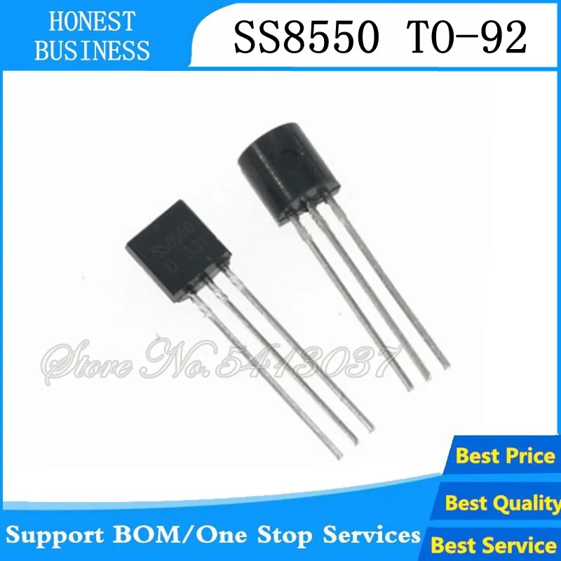 200 шт. SS8550 TO 92 8550 TO92 Новый триодный транзистор|Аксессуары для наушников| |