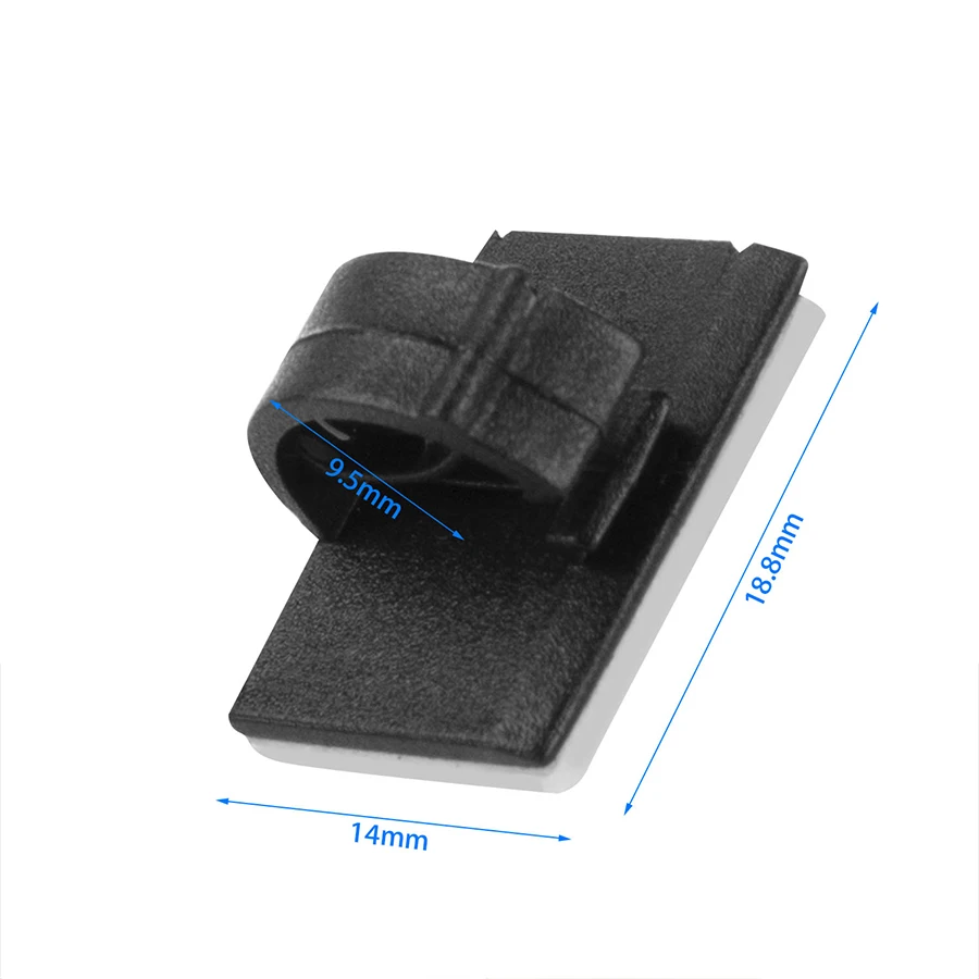 10 шт./лот клейкие зажимы для кабелей проводов держатель органайзера|Компьютерные