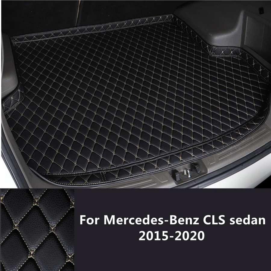 

High Side Car Trunk Mat For Mercedes-Benz CLS sedan model(2015-2016-2017-2018-2019-2020) Car Styling Custom-Made Car Cargo Liner