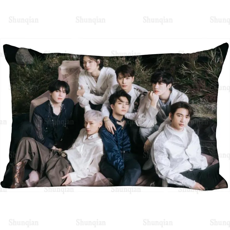 

Custom Pillowcase Cover GOT7 Kpop Star Rectangle Zipper Pillow Cover Satin Fabric Pillowcase 40x60cm,50X75cm(Two sides) 0512