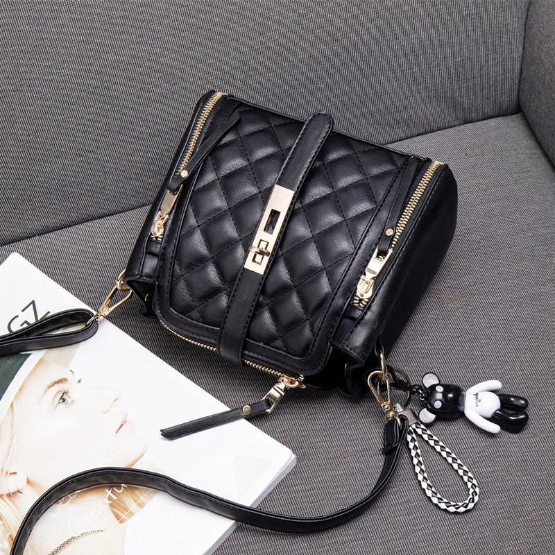 Маленькая женская сумка новый стиль ромбовидная ручная Корейская версия модная