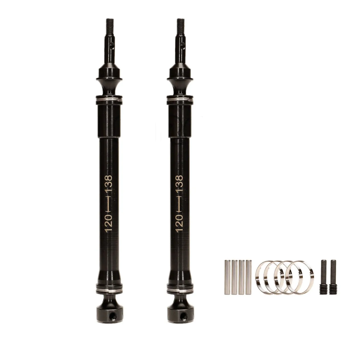 5451X жесткий Сталь качающейся оси карданный вал, сердечно-сосудистых заболеваний Черный для RC 1/10 автомобиль Traxxas E-Revo саммит Revo 3,3 E-MAXX T-MAXX