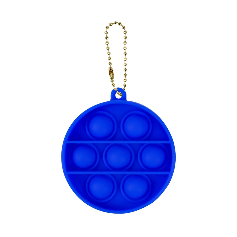

Mini Pendant Push Pops Bubble Sensory Keychain Autism Squishy Stress Reliever Toys for Adult Kids Relief FunnyFidget