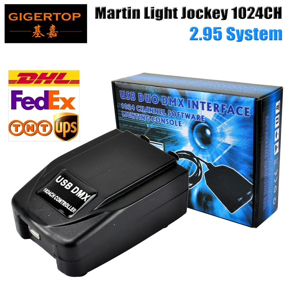 Free Shipping Martin Lightjockey DMX New Upgraded USB Box Martin Light Jockey Hi-Quality LED Stage Light USB controller