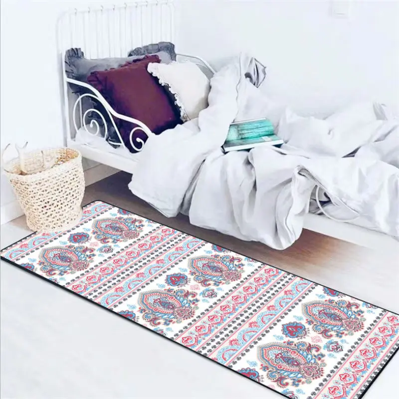 Bubble Kiss 2021 Nordic Flower Pattern Strip Kitchen Mat 40cmX60cm Door Entrance Carpet Waterproof Floor Mats Hot Sale | Дом и сад