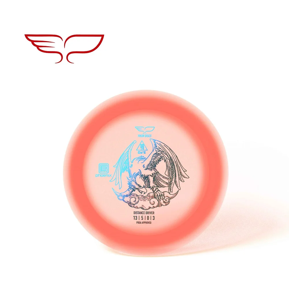 Профессиональный Yikun диск для гольфа драйвер Феникс Линия Фиолетовый Da'E PDGA