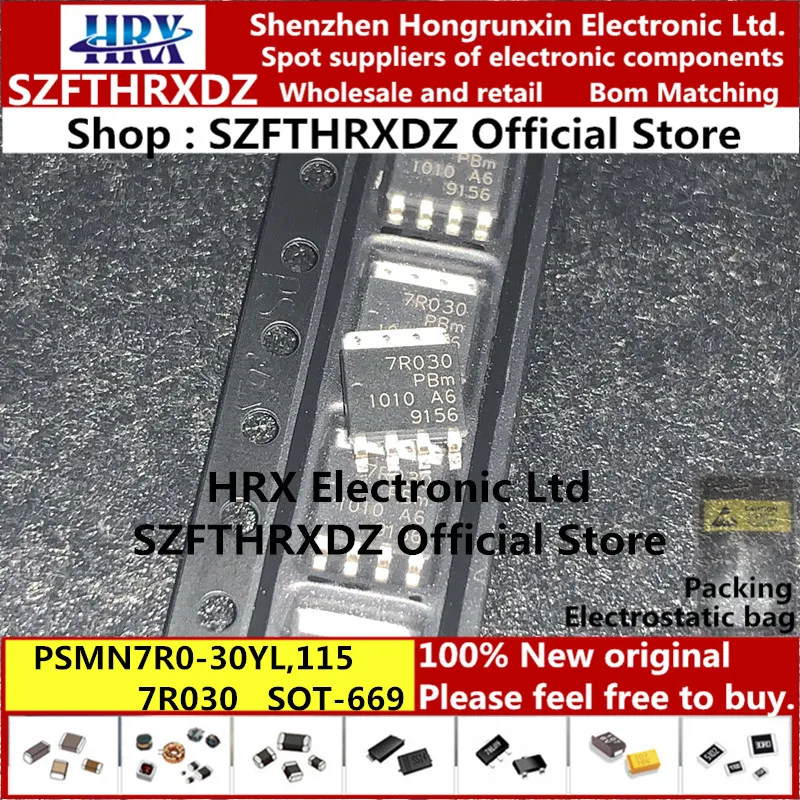 PSMN7R0-30YL 7R030 SOT669(LFPAK) PSMN7R0-30YL, 115 LFPAK56-4 SOT-669 MOSFET