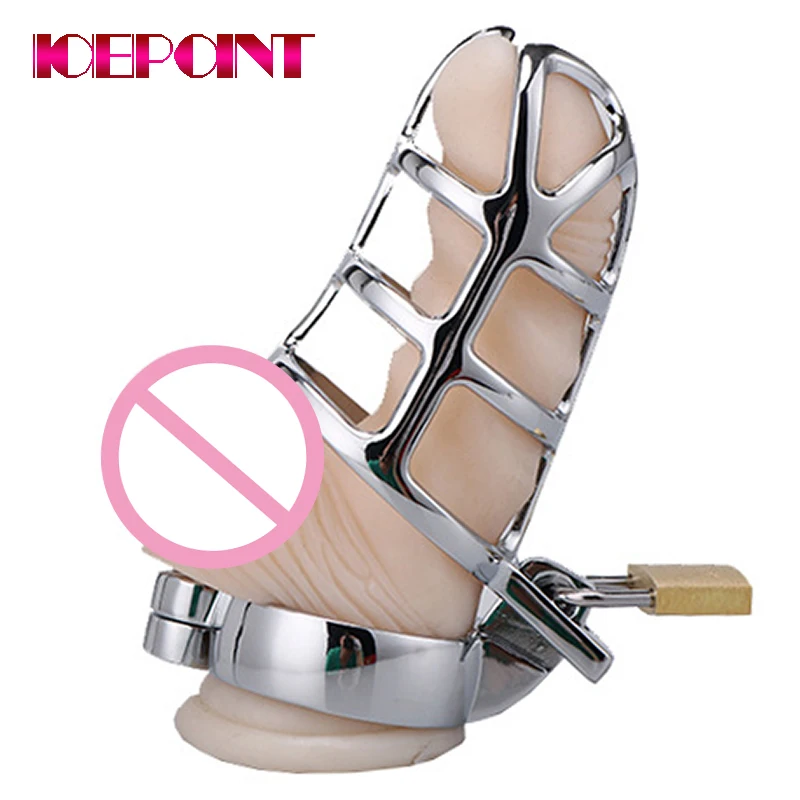 Фетиш для мужчин гей пенис клетка трусики нержавеющая сталь Мужской замок члена