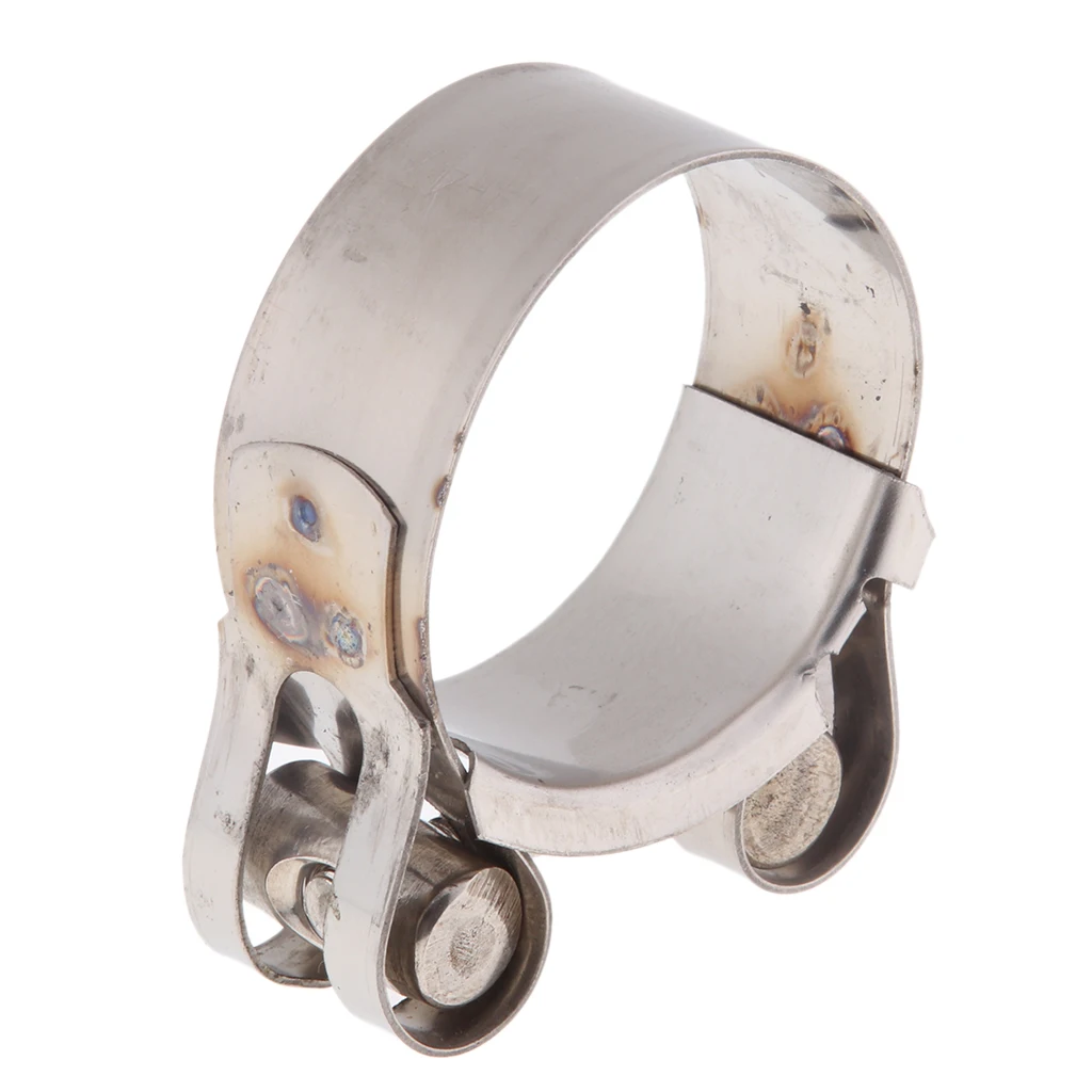 

Комплект из 2 - 44-47 мм/1,73-1,85 дюймовых зажимов для глушителя мотоцикла из нержавеющей стали