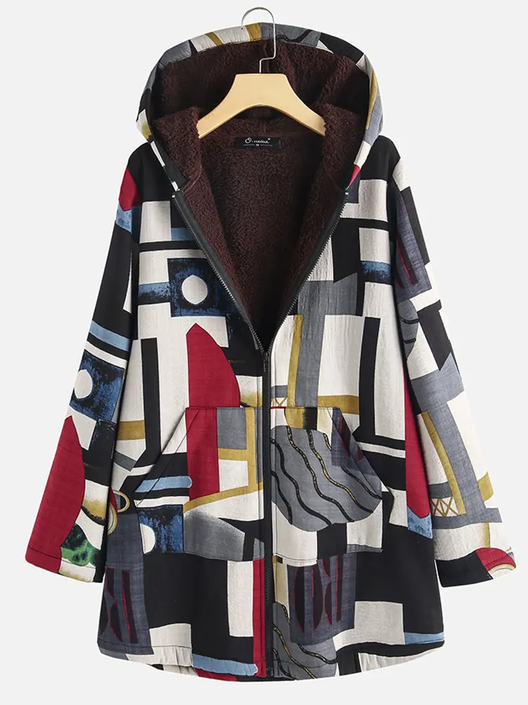 ECN зимнее женское пальто 2019 модное винтажное клетчатое с длинным рукавом теплое