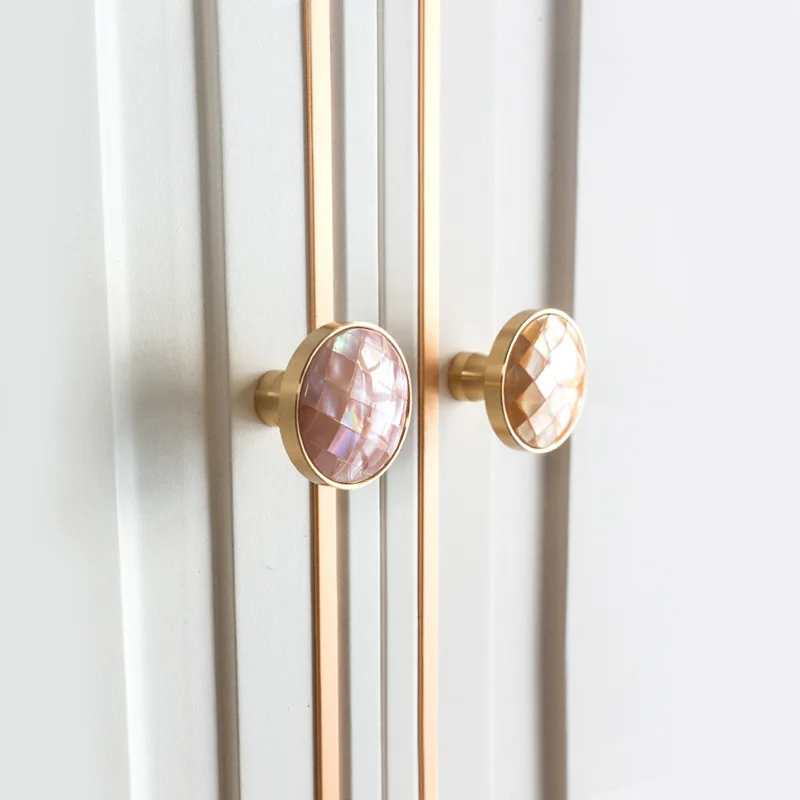 2pcs modern simple brass furniture handles door knobs and handles for drawers kitchen cupboard wardrobe pulls wall hooks free global shipping