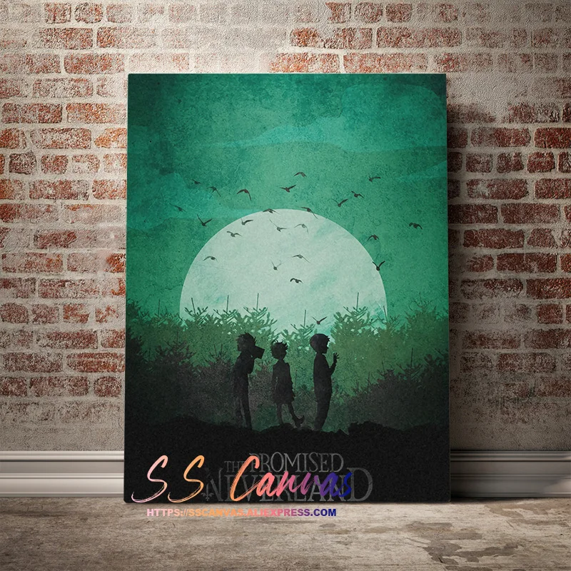 

Аниме «Обещанный Невер», украшение на холсте, домашний декор, картина, постер для гостиной, настенное искусство, для спальни, кабинета, печат...