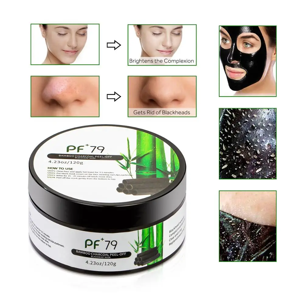 PF79 120 мл уход за кожей Натуральный Бамбуковый Уголь для удаления черных точек