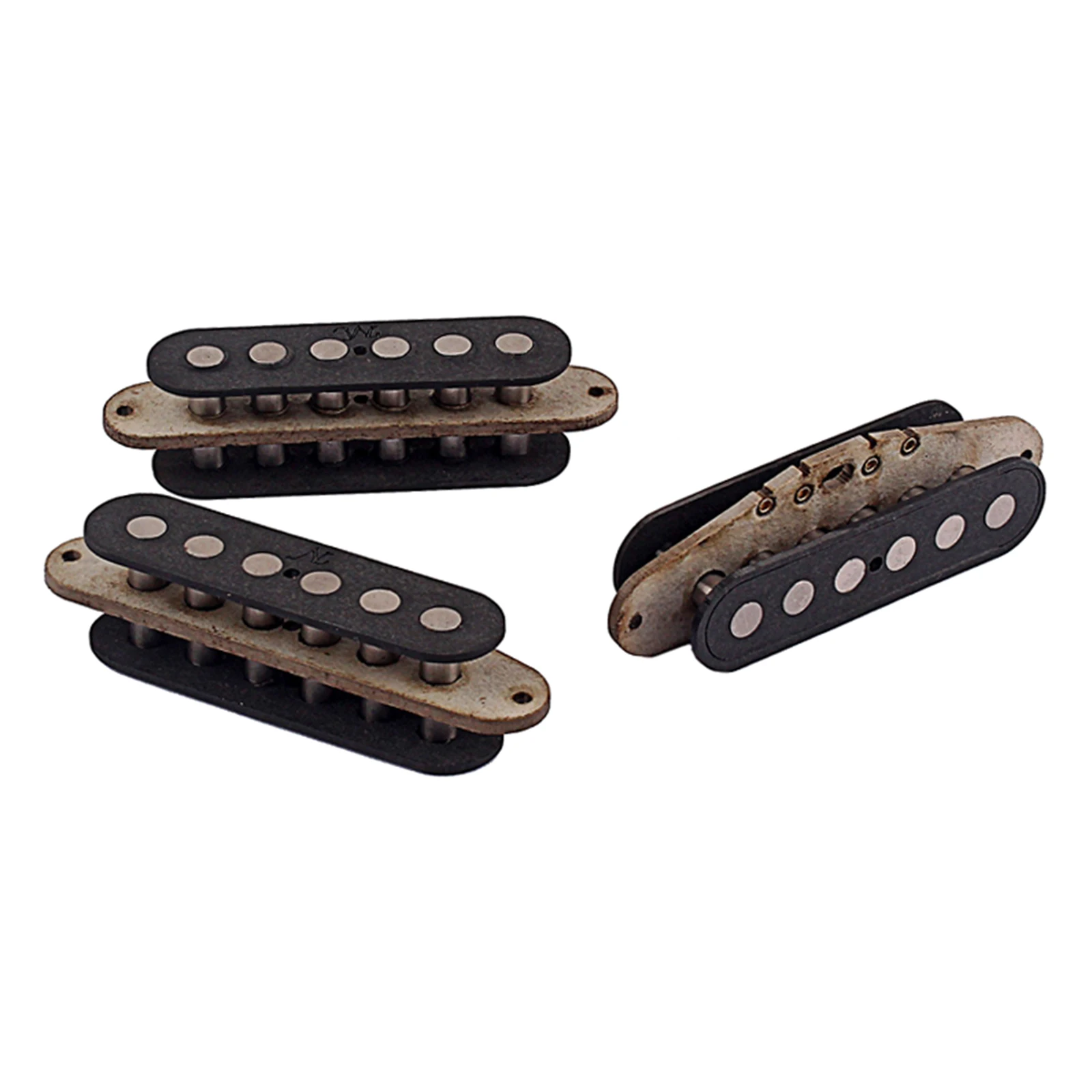 

Pack of 3 Alnico 5 Single Coil Electric Guitar Pickup Neck Middle Bridge Pickup for ST Electric Guitar Accessories
