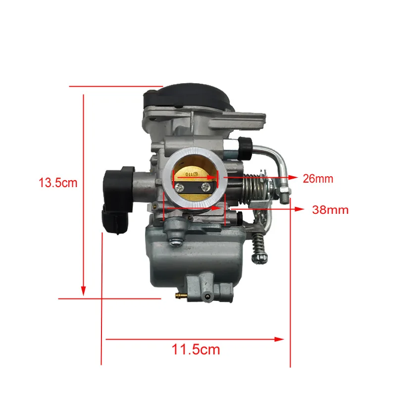 FZ16 Мотоцикл карбюратор для Yamaha FZ16 BYSON FZS Fazer 150 мотоцикл Carburador для Индии Carb мотоцикл части - Цвет: FZ16