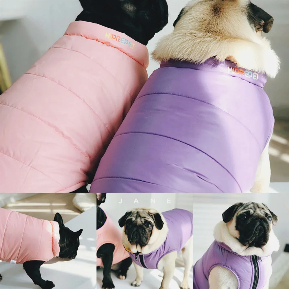 

Reversible Dog Vest Coat Jacket Waterproof Dog Clothes Poodle Schnauzer Pug French Bulldog Shiba Inu Clothing Outfit Dropship