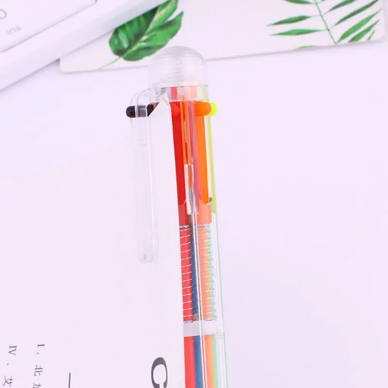

22 Pack 0.7mm 6-in-1 Multicolor Ballpoint Pen6-Color Retractable Ballpoint Pens