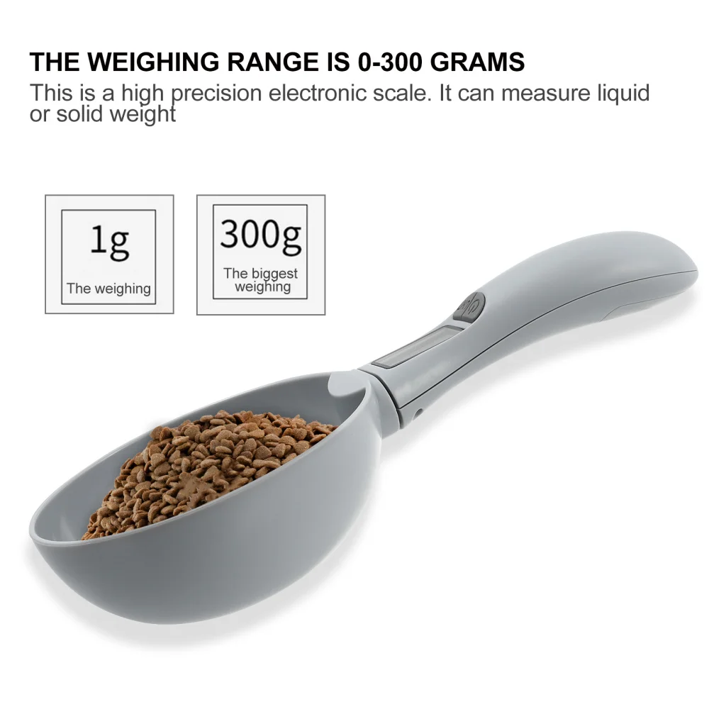 

Digital Measure Spoon Electronic Pet Food Measuring Spoon Pet Feeder Supplies
