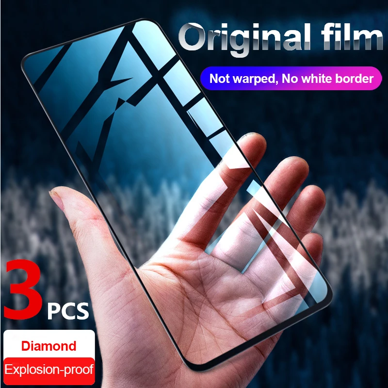 

3PCS Diamond Glass For Samsung Galaxy A31 A51 A71 A30 A50 A70 A10 A20 M11 M21 M31 M51 Screen Protector Glass