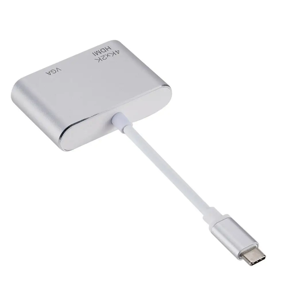 Переходник USB 3. 0 Type C на HDMI 4K VGA адаптер 2 в 1 мини мультидисплей конвертер для 3 iPad