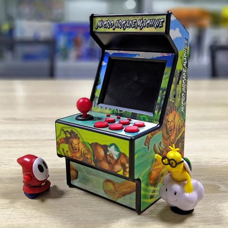 

Mini Arcade Game 156 Classic Handheld Games Portable for Kids & Adults 2.8" Eye-Protected Colorful Screen & Rechargeable Battery