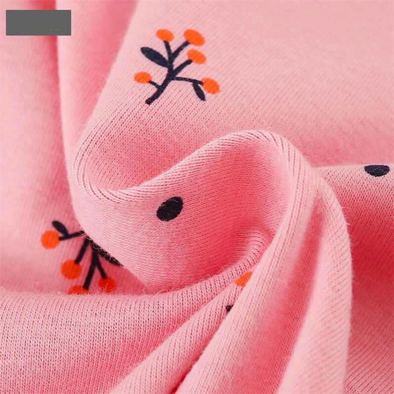 

Baby Girls Turtleneck Bottoming Shirt Tops for Children's Clothing 2021 New Kids Long-sleeved Print T-shirt