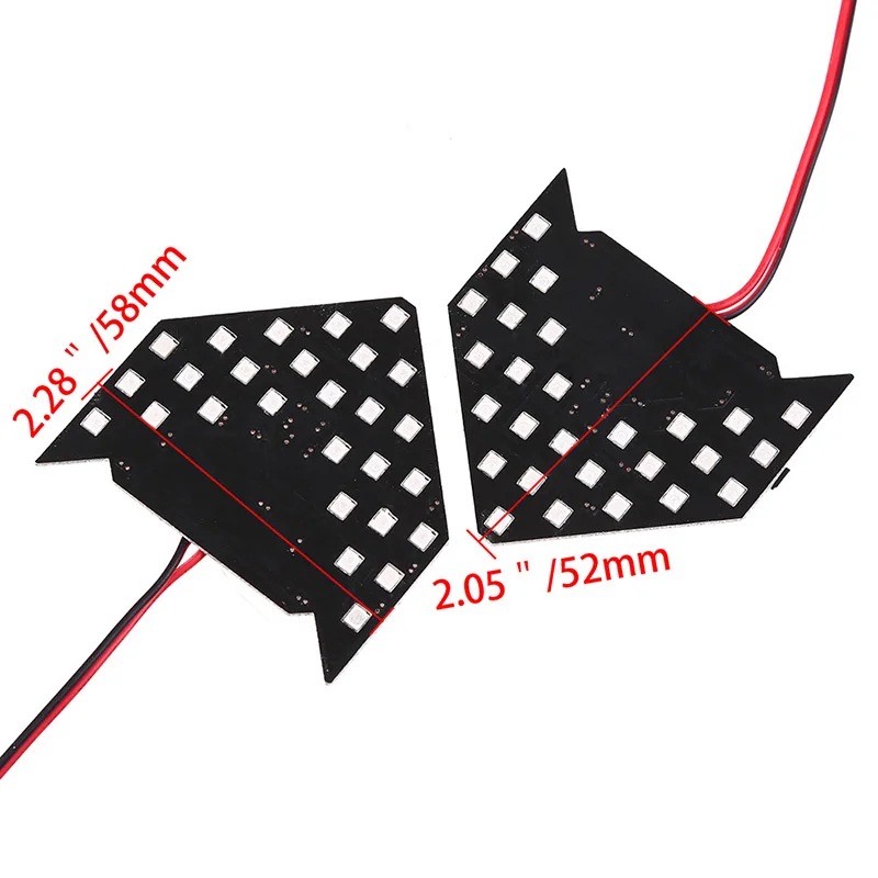 1 пара светодиодных панелей указателя поворота POSSBAY со стрелками светильник SMD